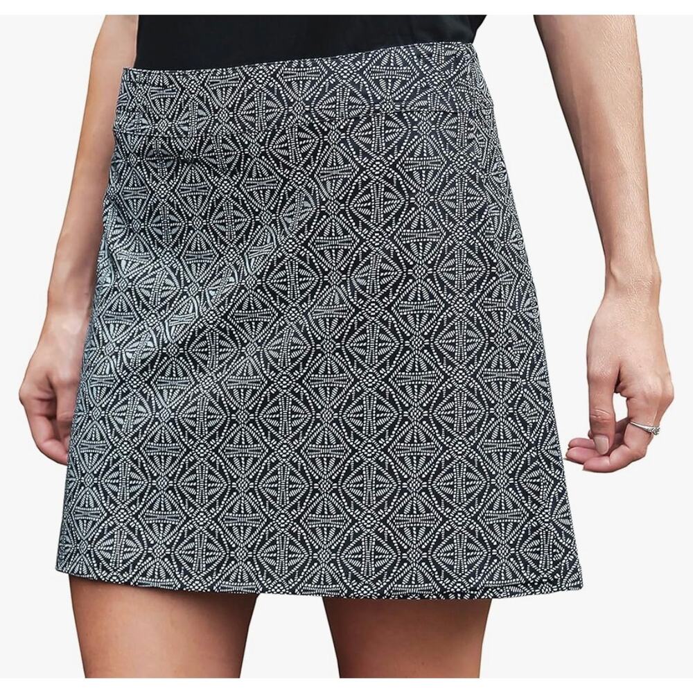 NWT RipSkirt Hawaii Womens L Wrap Skirt Black Pearl Batik Length 1 16” Swim Surf